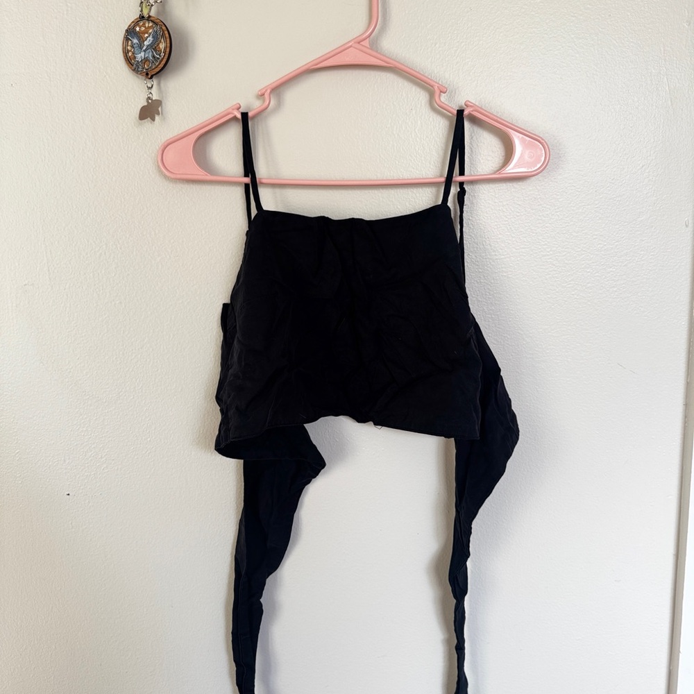 Black Tie Bandana Tank Top